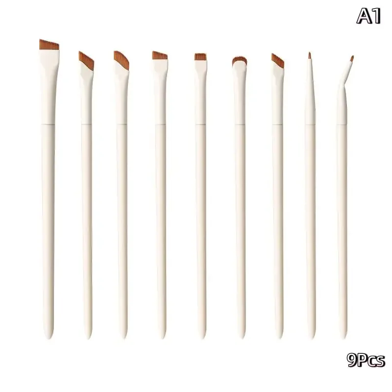 【SA】1/3/7/9 Eye Makeup Brushes Set Blade Eyeliner Brush Oblique Head Ultra-Fine Eyeshadow Brush Detail Brush Suitable For Makeup
