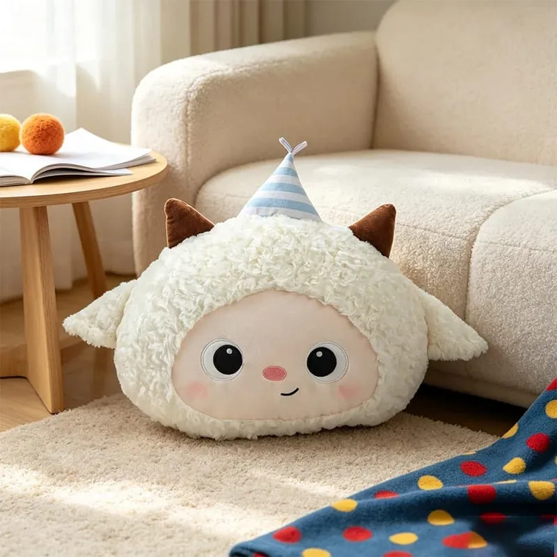 40CM Kawaii Cartoon Animal Plush Pillow Soft Stuffed Soft Fox Sheep Frog Cat Seal Dog Pig Cushion Funny Home Decoration Gifts — image 8