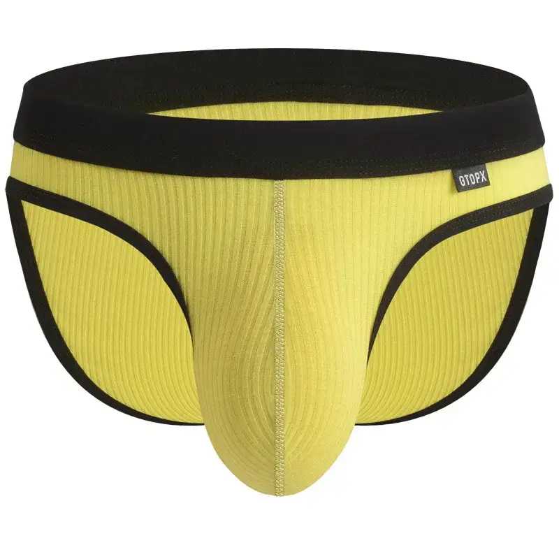 Men's Underwear U-Convex Pouch Briefs Breathable Soft Elastic Low Rise Panties For Men Daily Lingerie 2-Pack — image 23