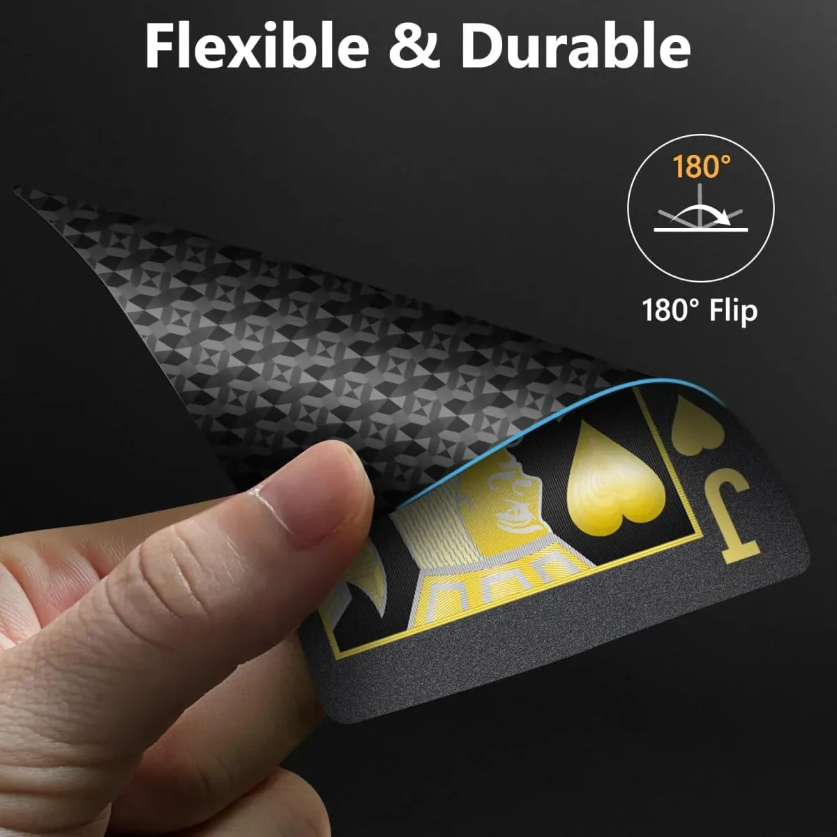 Luxury Color Playing Cards: Waterproof PVC Poker Suit Unique Designer Deck for Magic Tricks Board Game Gift for Adults — image 2