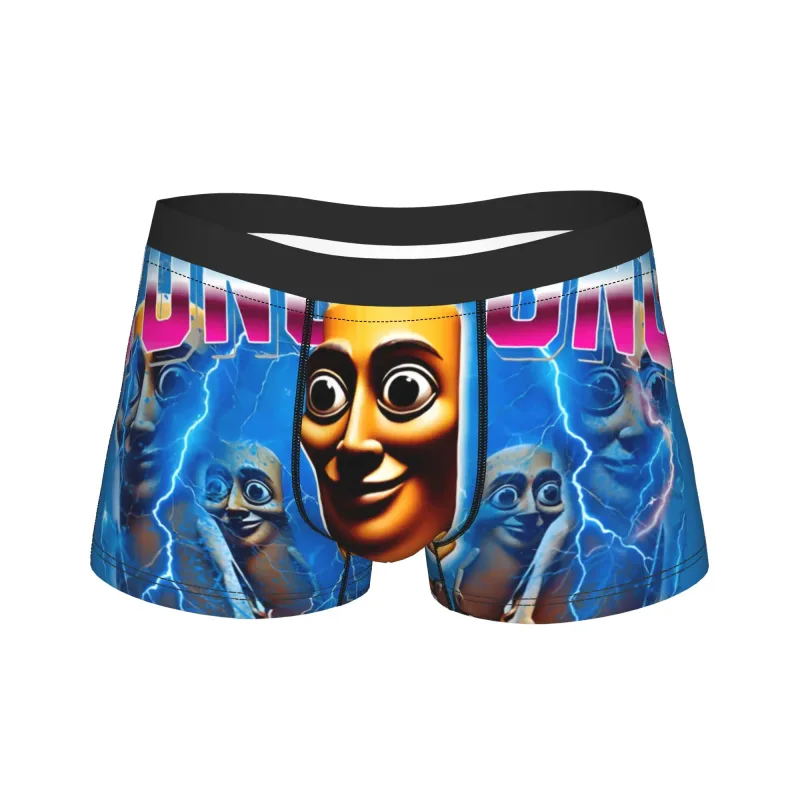 Funny Tung Sahur Riding Tralalero 67 Mango Tuff Meme Underwear Underpants Print Boxer Brief Males 3D Pouch Oversize Boxershorts