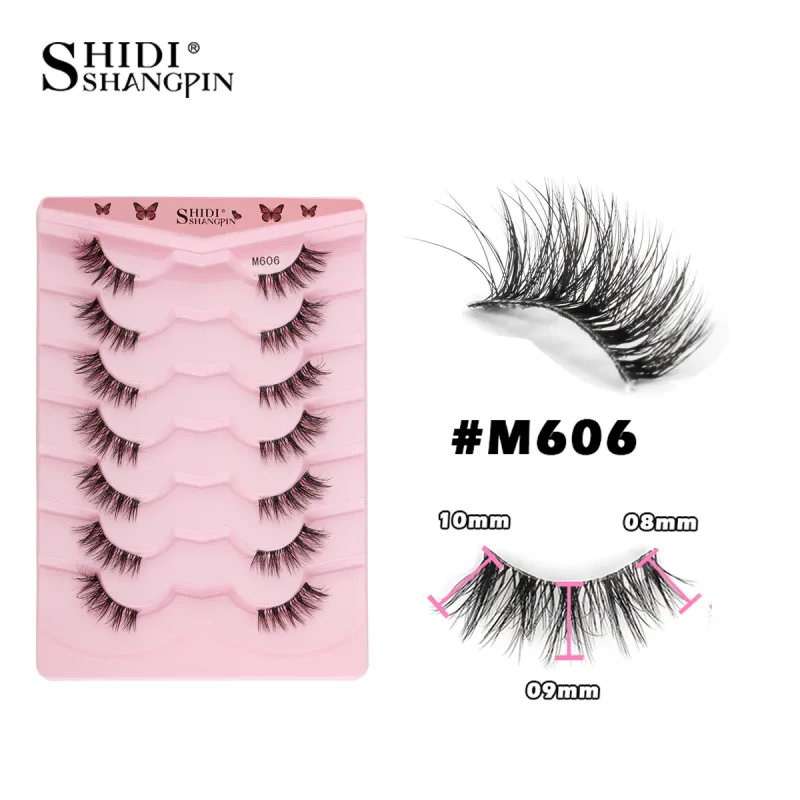 Một Nửa Mi Mắt Mèo Hàng Mi 3D Tự Nhiên Có Cánh Cấp Mắt Kéo Dài Hàng Mi Mắt Cáo Hàng Mi Giả Chồn Hàng Mi Trang Điểm — image 21
