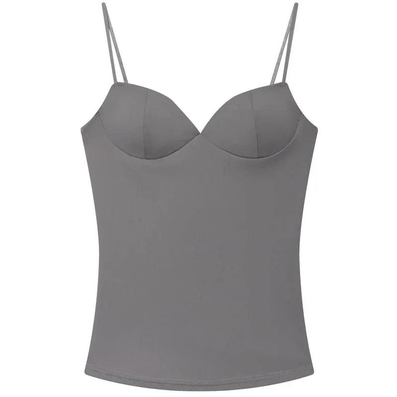 Burgundy Slip Top Women Summer Sexy Corset Tanks & Camis Fashion Sleeveless Backless Bra Top Chic Elegant Bustier Camisole — image 9