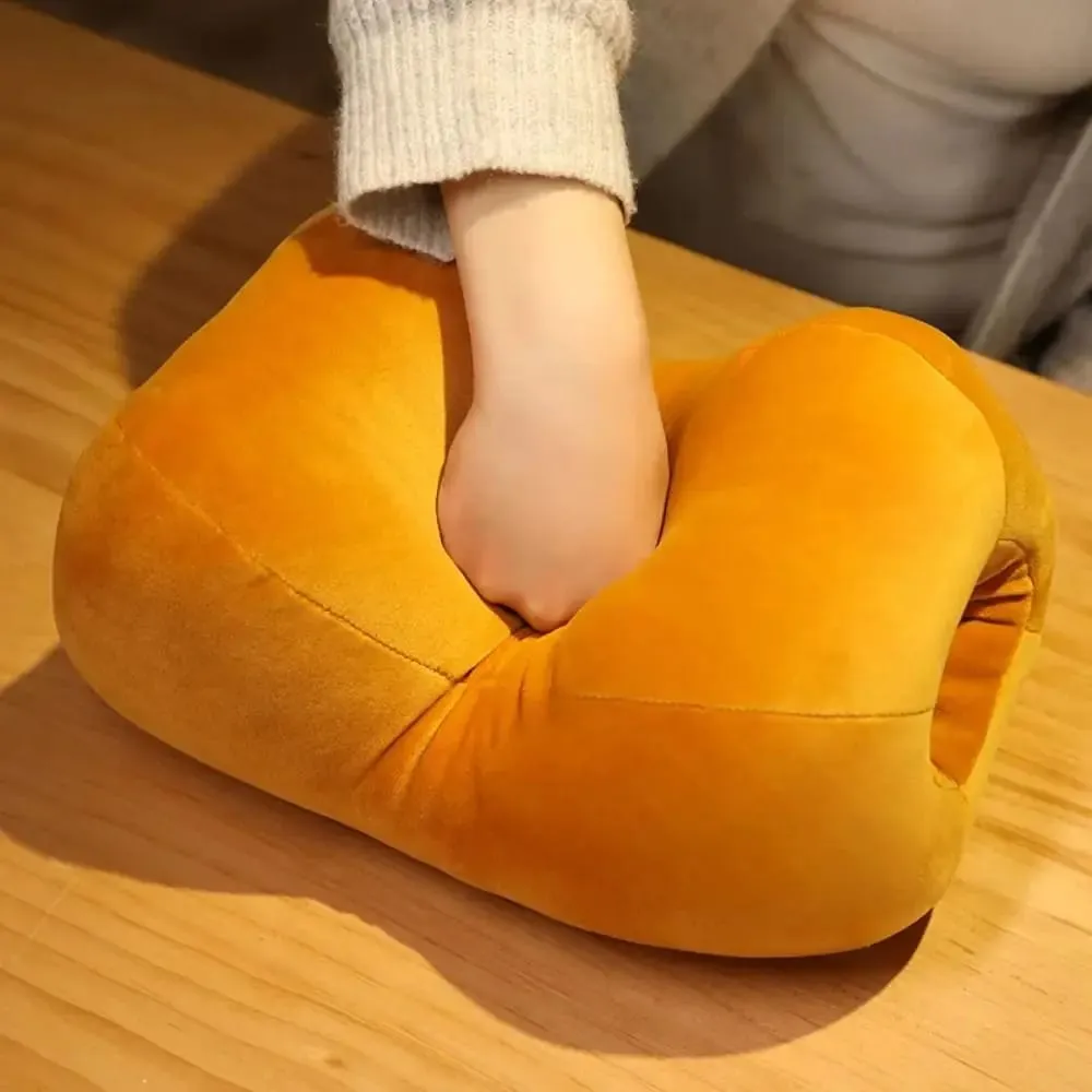 Novelty 42cm Simulation Meat Bone Pillow Cartoon Design Soft Pillow Hypoallergenic Washable Hand Warmer Cushion Sofa Cushion