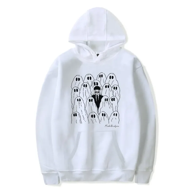 Phoebe Bridgers Ghost Merch Casual Hoodie Women Men Long Sleeve Sweatshirt Fashion Pullover Clothes