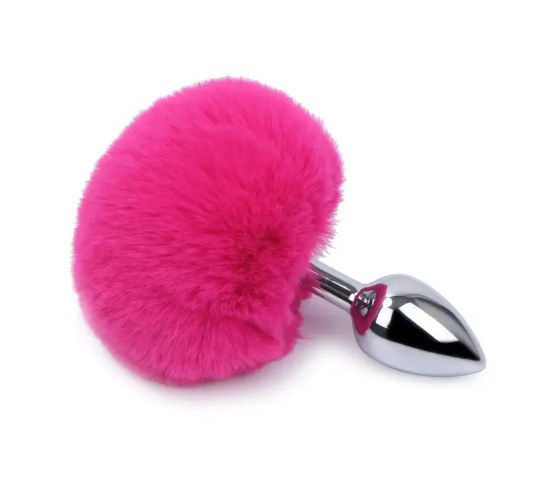 Metal Plush Rabbit Tail Anal Plugs Prostate Massager Butt Plug Rabbit Ear BDSM Cosplay Erotic Sex Toys for Women Adults Sex Game — image 14