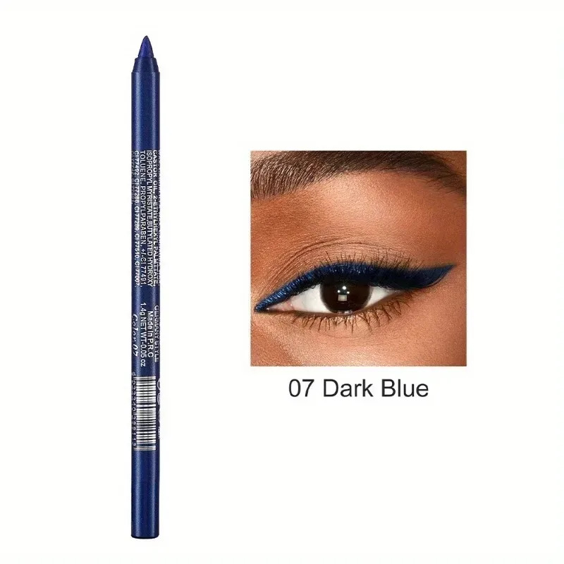 Crayon Eyeliner nacré 17 couleurs, coloré, imperméable, longue durée, mat, lisse, facile à porter, fard à paupières, stylo Eyeliner, maquillage pour les yeux