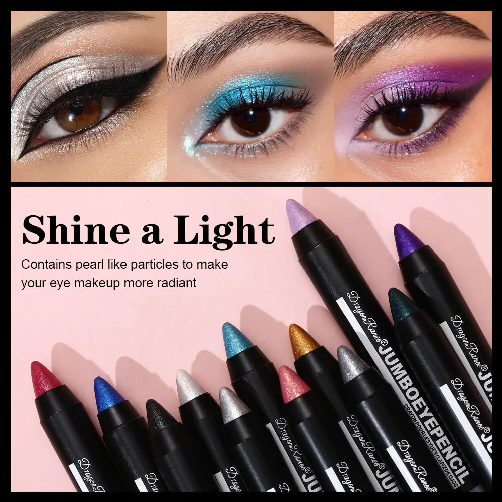 Eyeshadow Stick Pearlescent Fine Shimmer Delicate Eye Modification Eyeshadow Pen Highlight Brightening Contouring Eyes Cosmetics — image 4