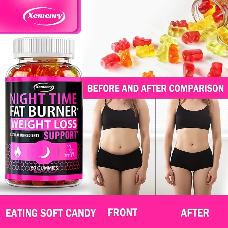 Nighttime Metabolism Gummies - Tone Up Capsules for Bloating & Metabolism Appetite Suppressant — image 2