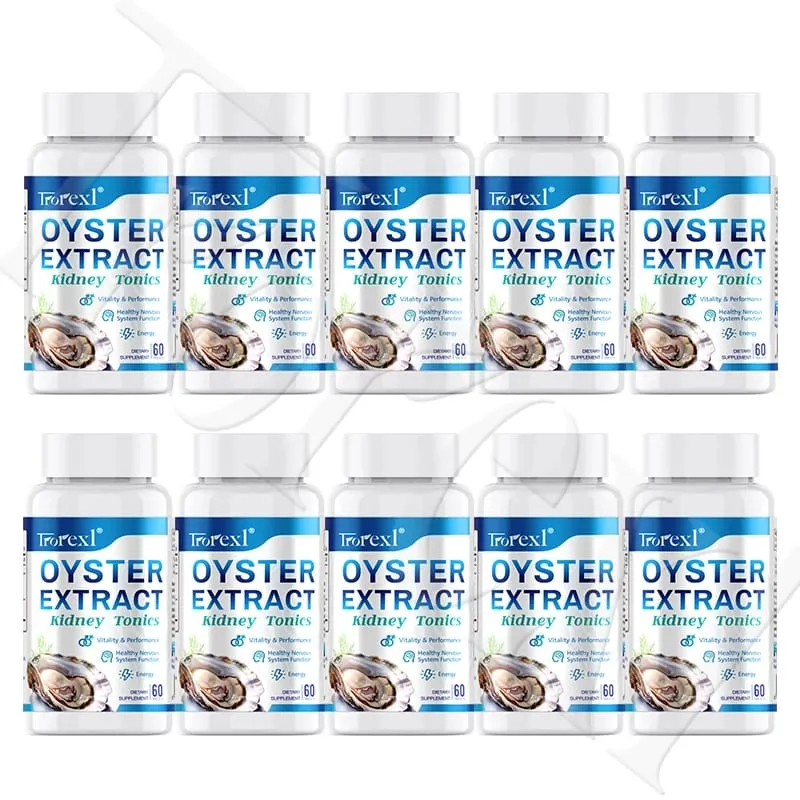 Oyster Extract - Supplement for Men Boosts Performance Supports Vitality Enhancing Extra Strength 60 Tablets