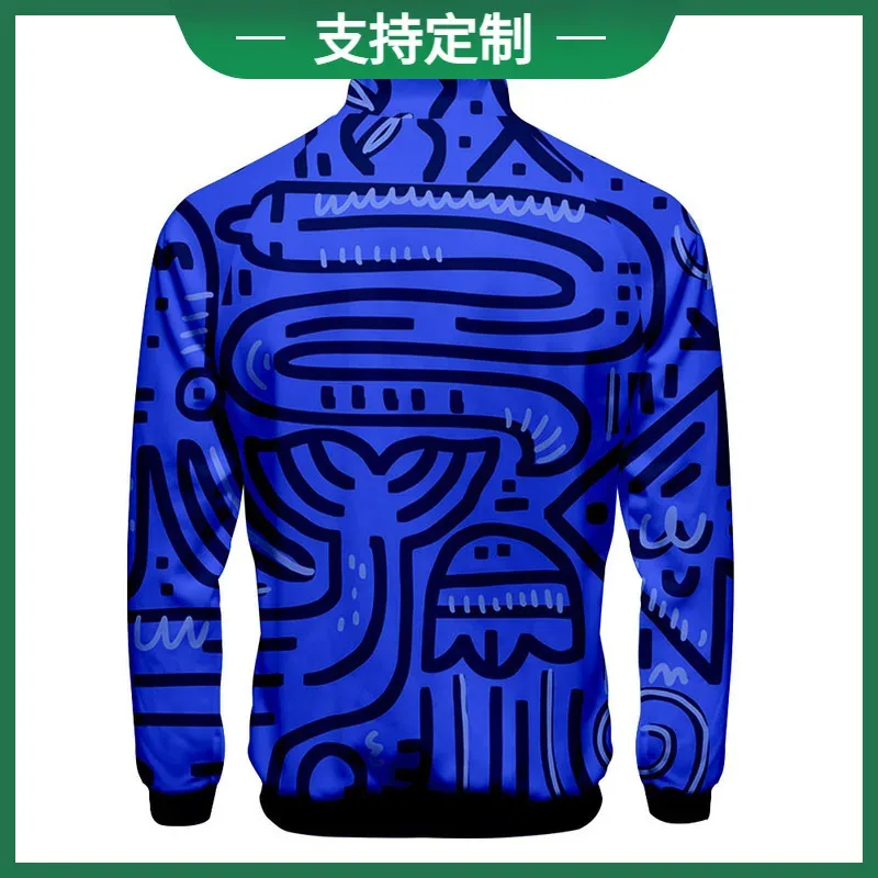 Popular Marine animals dolphin 3D Print Zipper Raglan Jacket Windbreaker Boys/Girls Comfortable Stand Collar Jackets Coats — image 21
