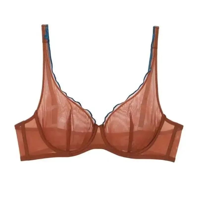 New Arrival Ladies Full Cup Bra Set Ultra Thin Minimizer Sexy Support Anti-Sagging Side Slim ABCD Everyday Comfort Lingerie Set — image 11