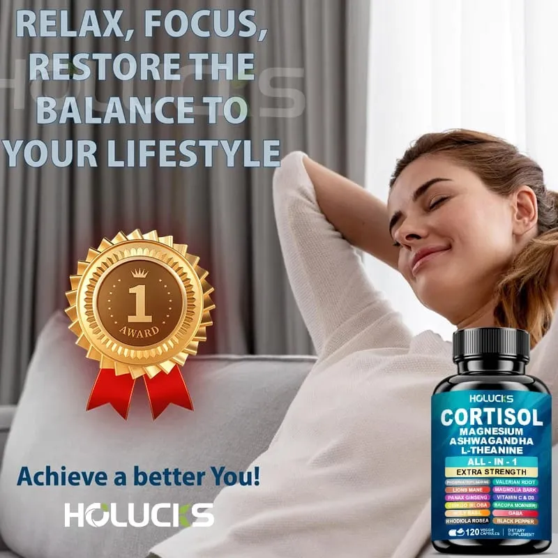 Achetez-en 1, obtenez-en 1 gratuitement ! Les capsules de cortisol de qualité supérieure soutiennent l'équilibre des hormones, réduisent les bouffées de chaleur et favorisent un sommeil réparateur, sans OGM.