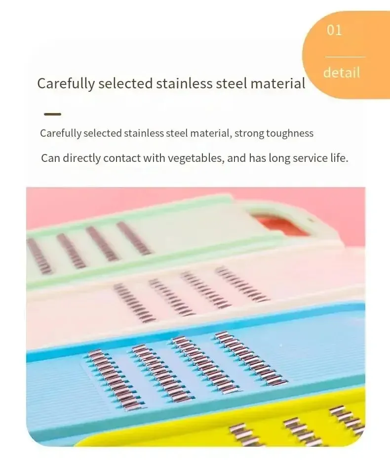 Grater Vegetables Slicer Carrot Korean Cabbage Food Processors Manual Cutter Kitchen Accessories Supplies Useful Things for Home — image 8