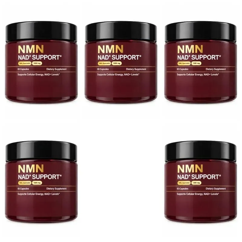 NMN NAD+ Support Supplement 1000mg with TMG & Quercetin for Cellular Energy Healthy Aging & Antioxidant Support 60 Capsules — image 11
