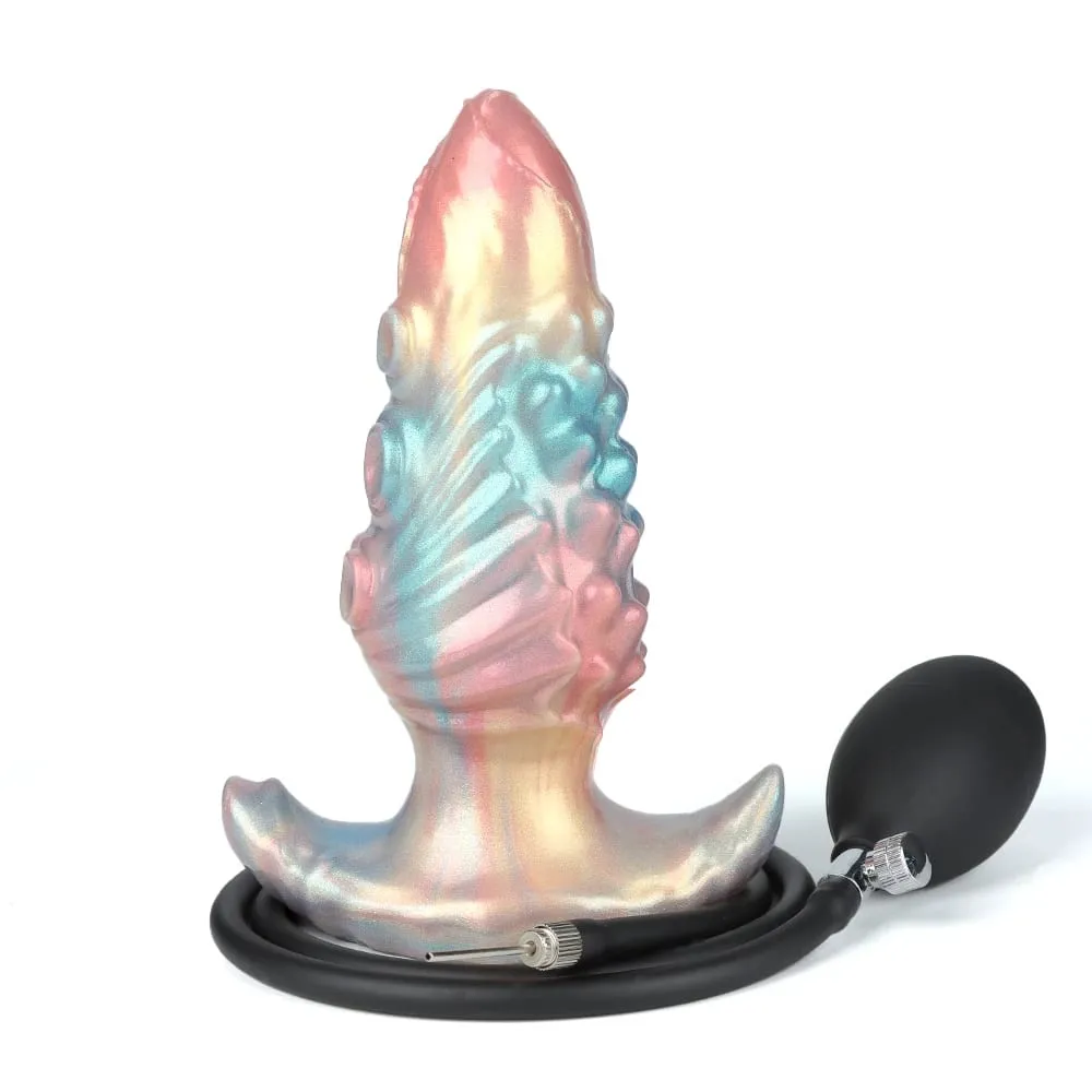 Anal Plug Dildo Inflatable Expansion Anal Size Adjustable G-Spot Stimulation Prostate Masturbator GAY SM Training Sex Toy 18+ — image 1