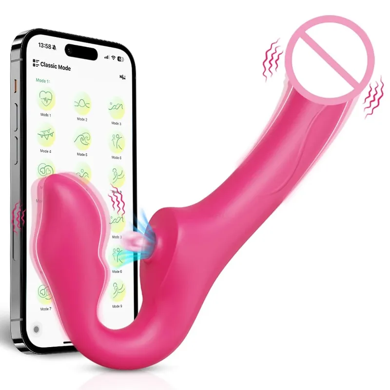 APP Control kétvégű vibrátor női G-Spot dildo pénisz kivehető hüvelyvibráló felnőtt szexjátékok leszbikus pároknak — image 8