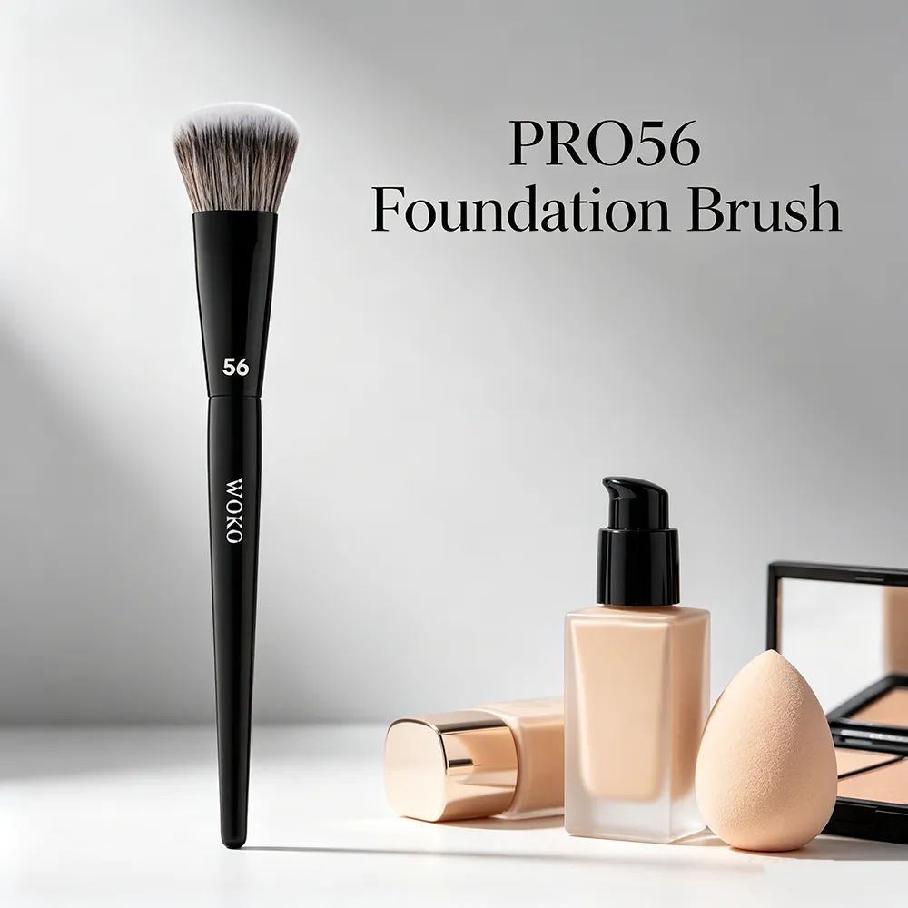 PRO 56 Foundation Brush Face Contour Foundation Makeup Brushes Foundation Liquids Cream Blush Powder Blending Makeup Tool — image 2