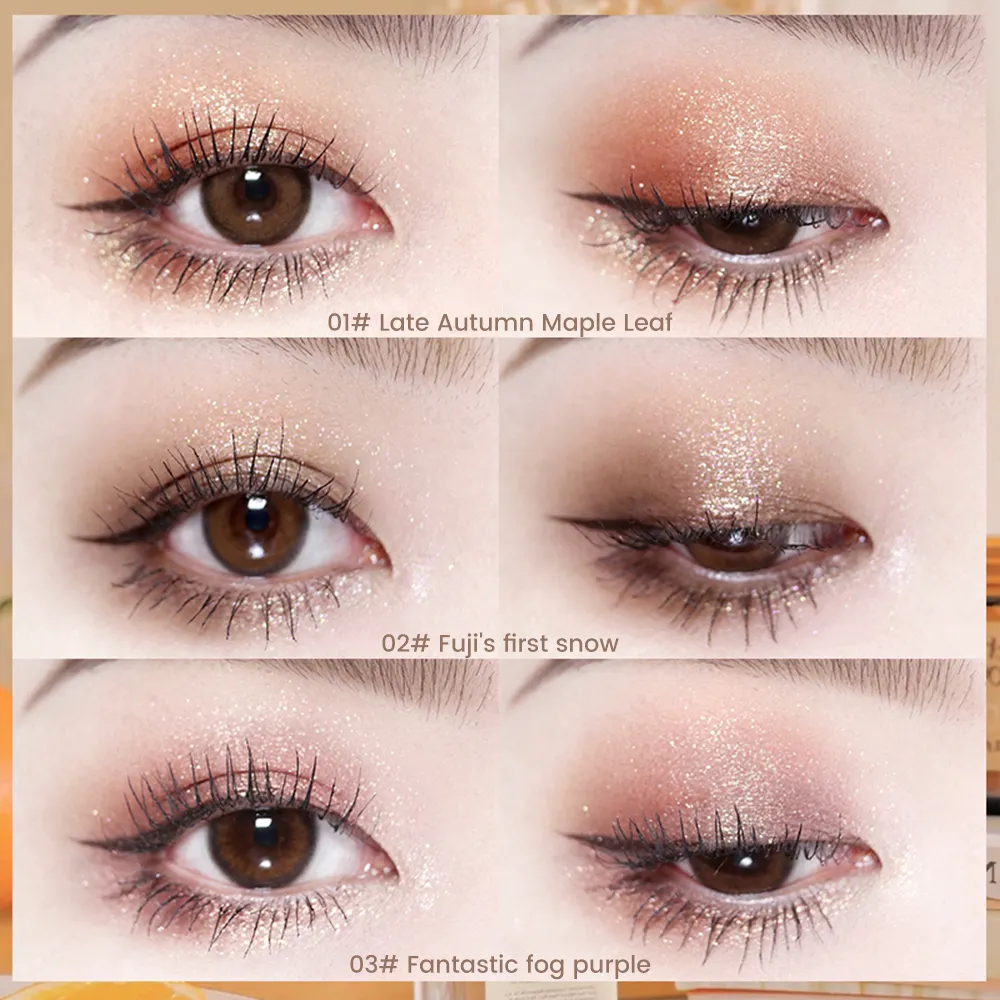 Qingcai Soft Fantasy Toast Eye Shadow Plate Pearl Eye Plate Cute Makeup Palette Women'S Cosmetics Lasting Natural — image 6