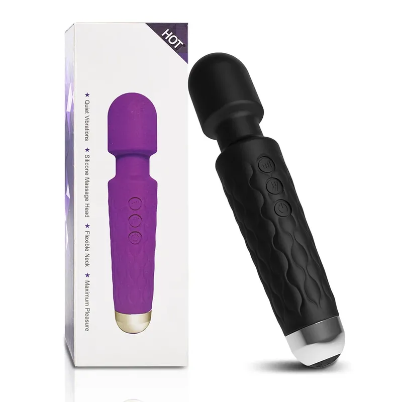 Napakahusay na Vibrator Women's Magic Wand USB Rechargeable Waterproof Massager Clitoral G-Spot Vibrator Sex Toy na Angkop para sa Matanda — image 10
