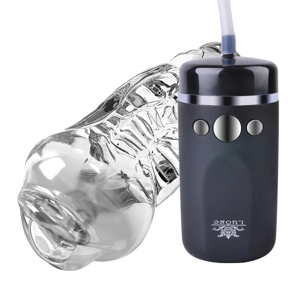 Sex Toys for Men Auto Masturbator Cup Strong Sucking Oral Blowjob Machine Penis Pump Trainer Pocket Pussy Adult Supplies — image 1