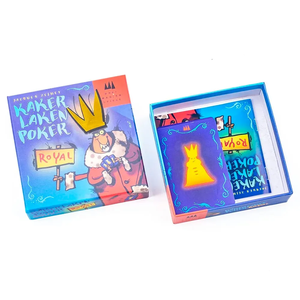 Premium Kaker Laken Royal Card Game - Poker Night Essential with Devir-game Moth Cheat Board for Max Fun — image 4