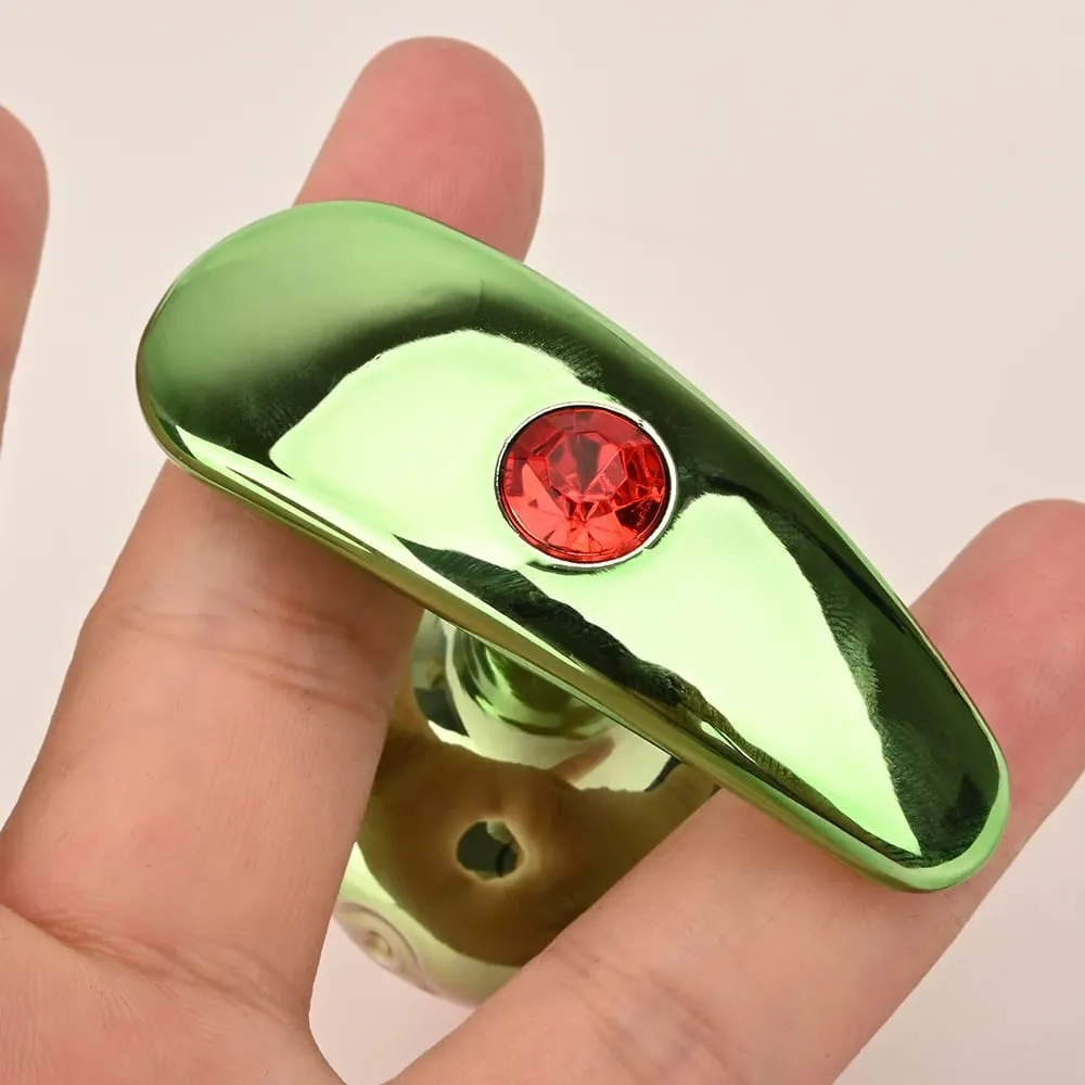 Anus Butt Plug With Diamond Jewel Metal Strawberry-Shaped Anal Sex Toys Trainer Analplug Buttplug Butplug — image 4