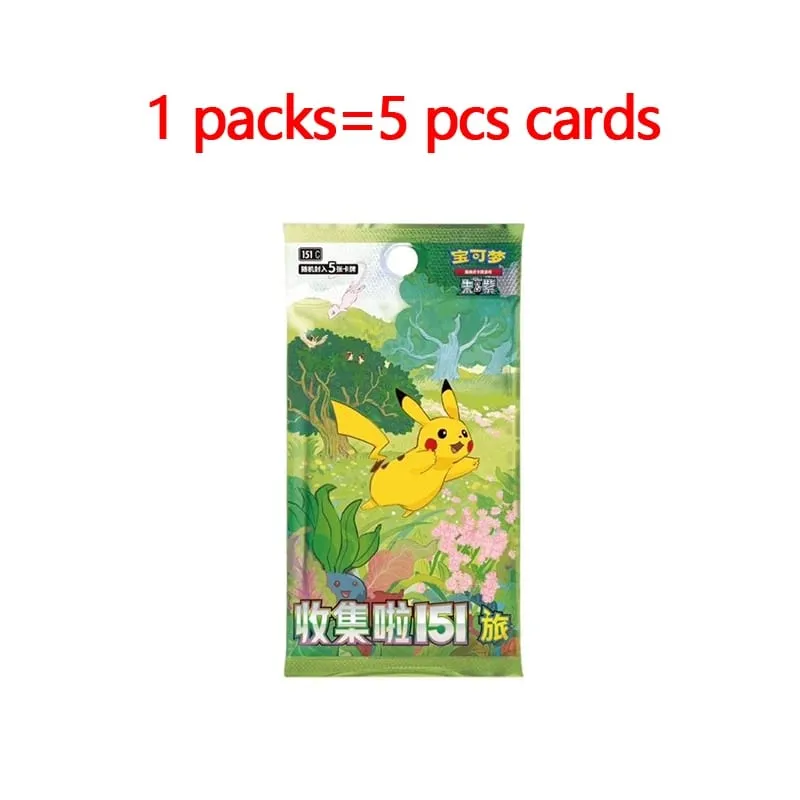 Original Genuine Pokemon Trading PTCG Cards Collected 151 Vol.2 See Supplementary Pack 151 Coin Set Collect Card Book Child Gift