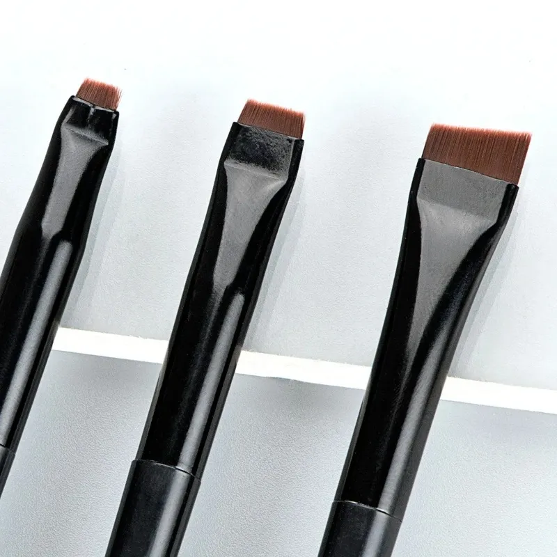 3Pcs/set Blade Eyeliner Brushes Eyebrow Brush Portable Flat Fine Eye Liner Brow Contour Makeup Brush Make Up Tool