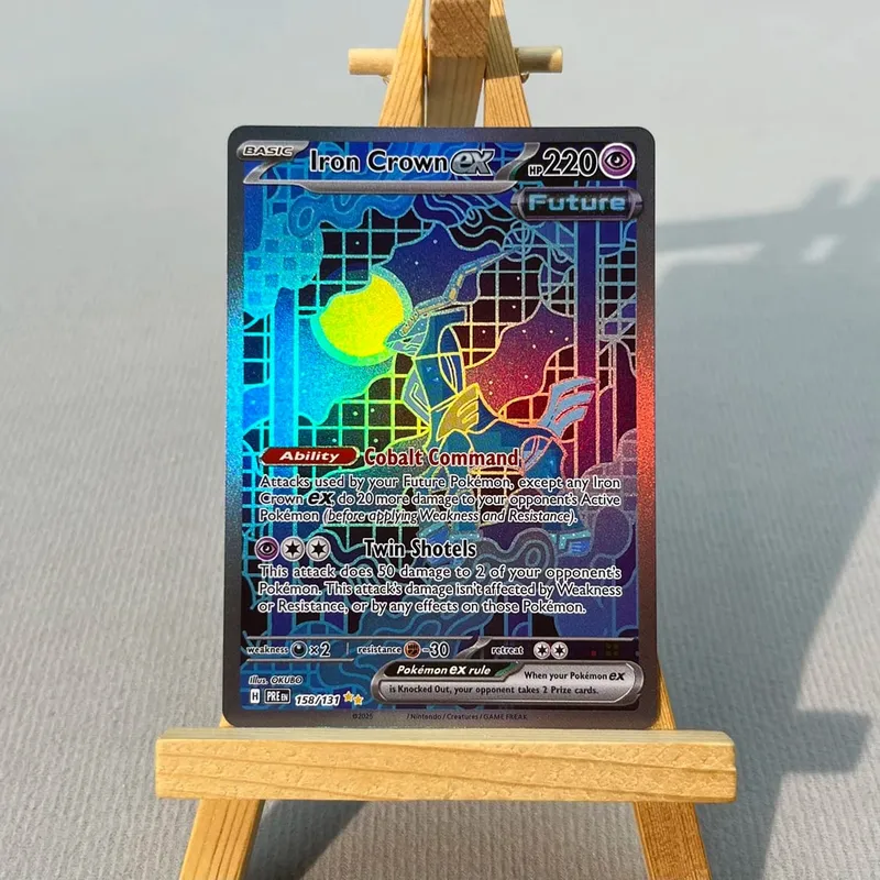 PRE PTCG5-001 Tcg proxy PKM Cards Vaporeon ex Espeon ex Rare Collection Battle Toys Gifts for Hobbies home play