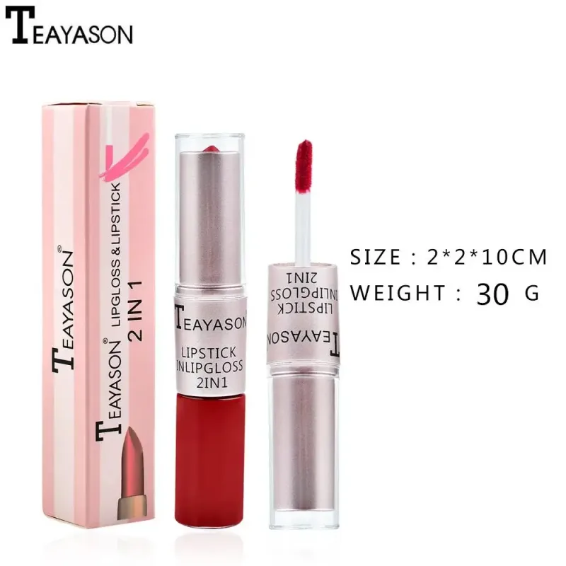 Mat flydende læbestift Vandtæt Non Transfer Long Wear Pink Lip Gloss Tint Fugtgivende Makeup til Kvinder Damer — image 7