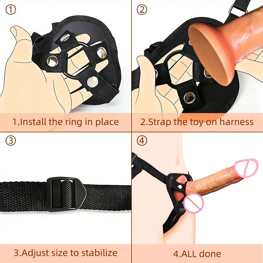 Wearable Realistic Dildo G-Spot Anal Vagina Sexy Adult Masturbation Big Penis for Women Sex Toys Dildos Massager Masturbators 18 — image 6