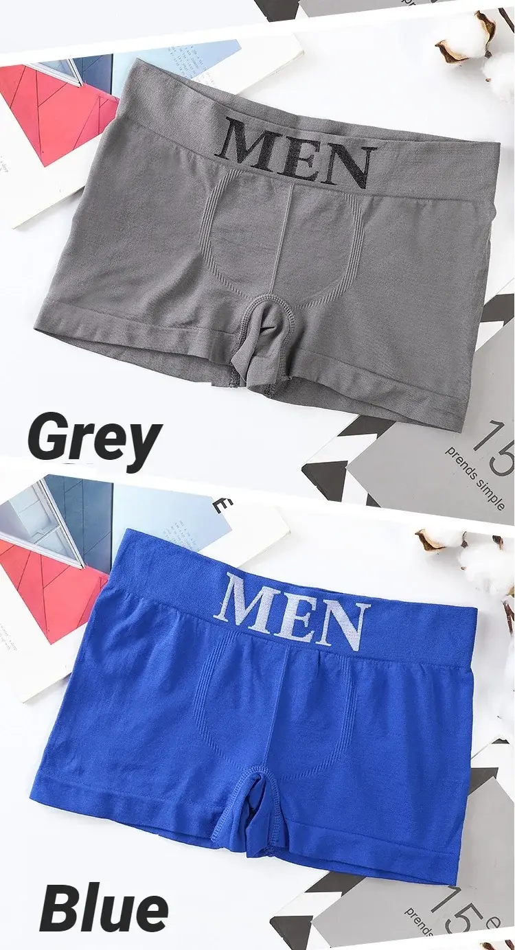Men's 5 Pcs Plain Color Boxer Briefs Breathable High Elastic Comfortable Soft Skin‑Friendly Casual Underwear Underpants For Men — image 6