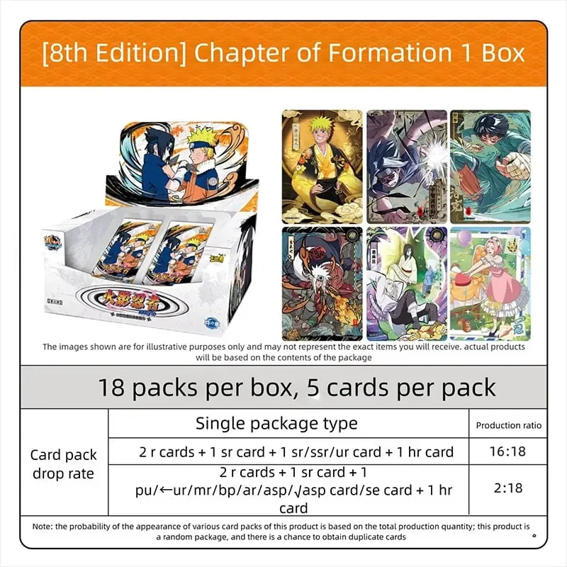 Kayou Genuine Naruto Cards Booster Pack Sasuke Flash Collection Card Anime Figure Toy Gift For Kids Birthday Christmas — image 9