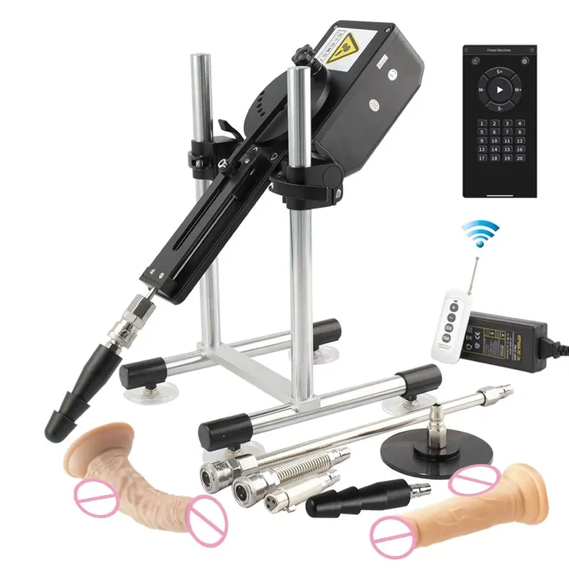 70W Sex Machine With Dildo Attachments Vibrator Sex Toys for Couples Adult Men Women Vagina Female Masturbation Sextoy