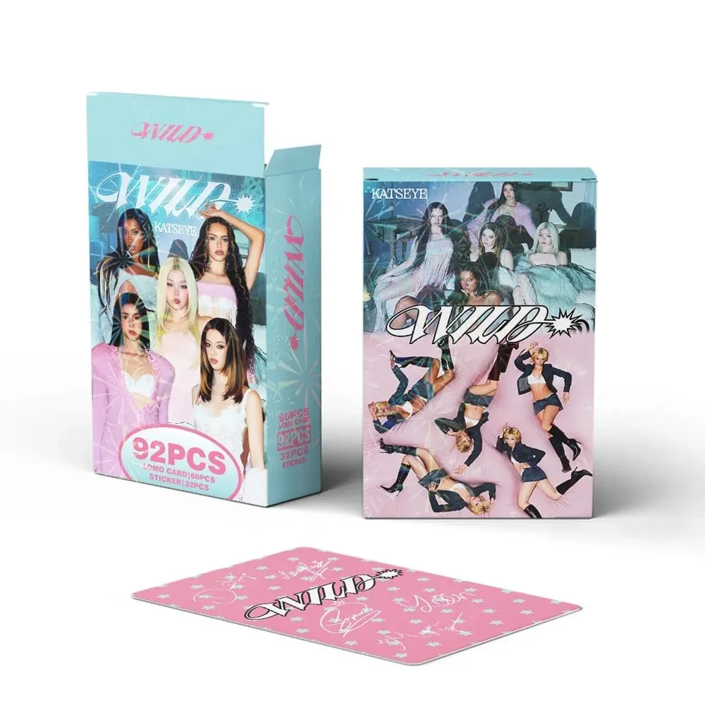 92PCS Korean Hot Idol New Album "WILD" HD Lomo Cards MANON SOPHIA DANIELA LARA MEGAN YOONCHAE High Quality Small Cards Fans Gift — image 6