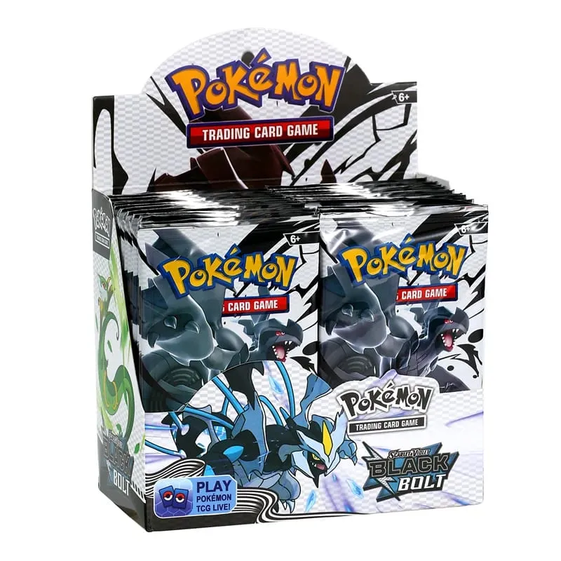 360Pcs/Set Pokemon Card MEGA EVOLUTION Chaos Rising Prismatic Evolutions Black Bolt English Booster Battle Transaction Card — image 9