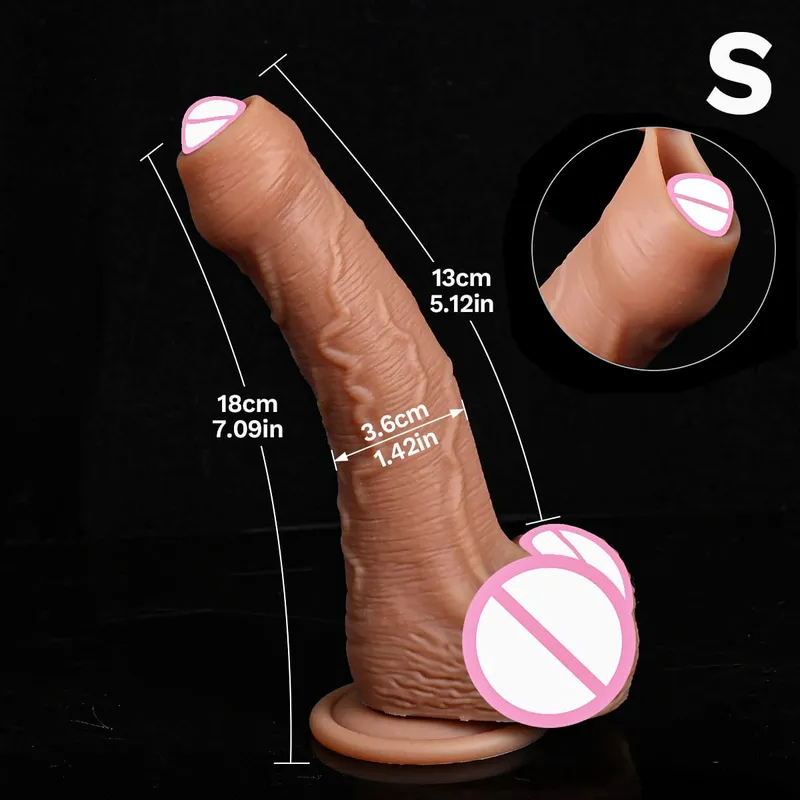Murah Lembut Ayam Realistis Strapon Besar Dildo Kulit Merasa Penis Kecil Double Silicone Suction Cup Kontol Gay Anal Mainan Seks Pria wanita