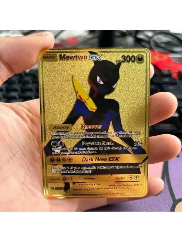 Pokemon Metal Game Collection Card Anime Figure Charizard Pikachu Blastoise Mewtwo Battle Collection Carte Card Toy Gift — image 32