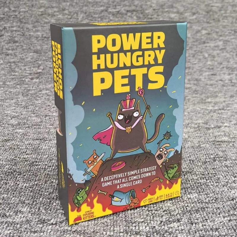 Family Gathering Power Hungry Pets Strategy Card Game Fun Board Game Cards — image 5
