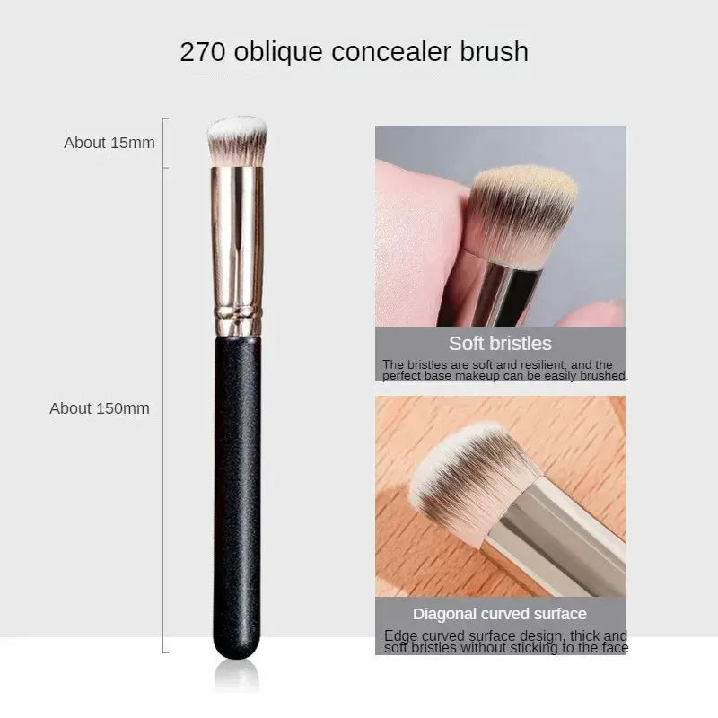 170/270/370 Makeup Brushes Powder Foundation Concealer BB Cream Brush Blush Concealer Foundation Tekuté štětce na make-up na obličej — image 3