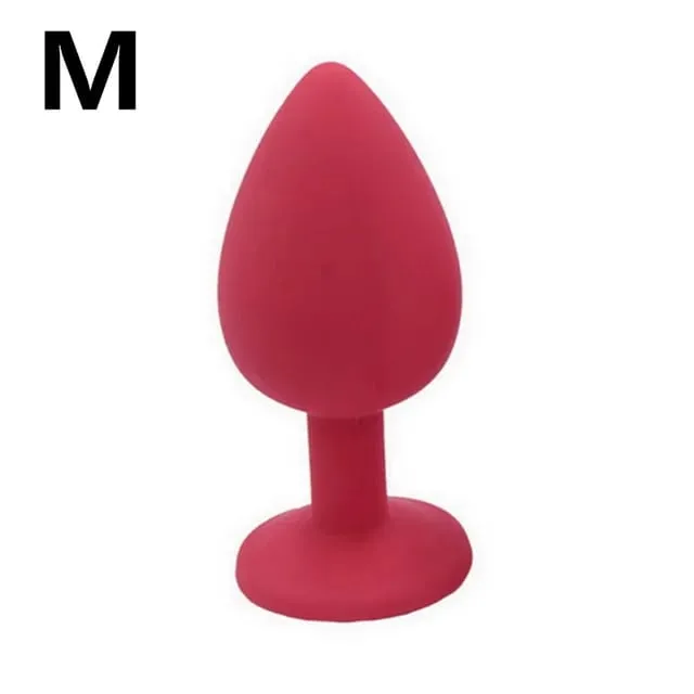 Unisex Silicone Butt Plug 3 Sizes Anal Dildo Sex Stopper Adult Toy for Men/Women Couple Anal Trainer No Vibrator — image 16