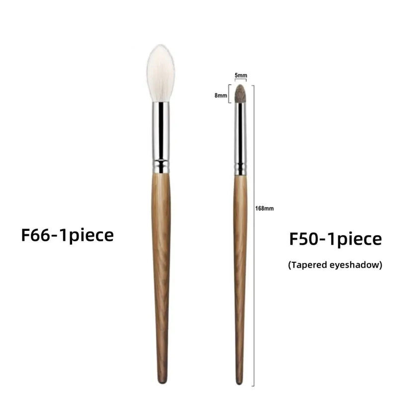 Tapered Highlighter Brush High Quality Natural Hair Face Setting Powder Blending Blusher Makeup Brushes — image 14