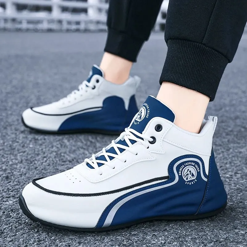 Men'S Shoes New Casual Sneakers Shock-Absorbing Breathable Running Shoes Men'S Wear-Resistant Thick-Soled Skate Shoes — image 7