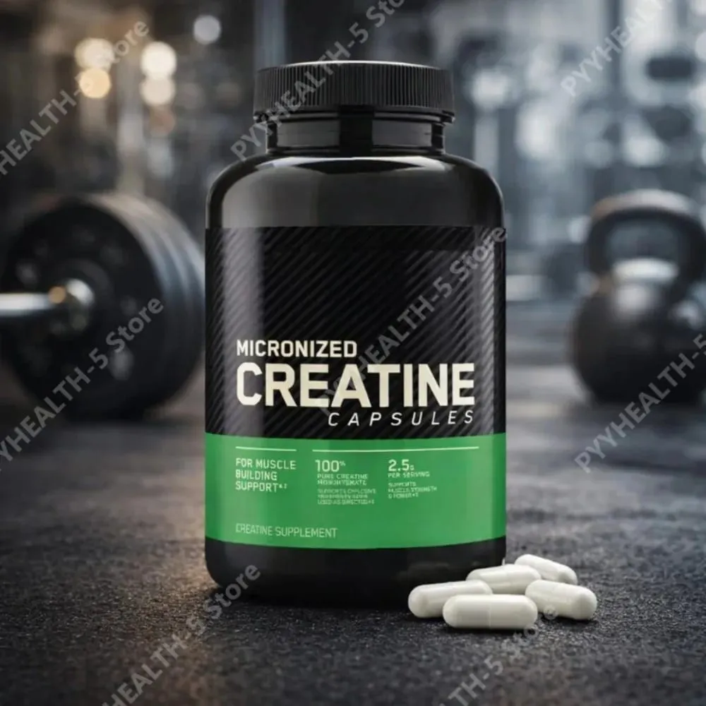 Creatine 2.5g Capsules for Adults - Supports Lean Muscle Fitness & Recovery Non-GMO Gluten-Free Vegan-Friendly 60 Capsules — image 5