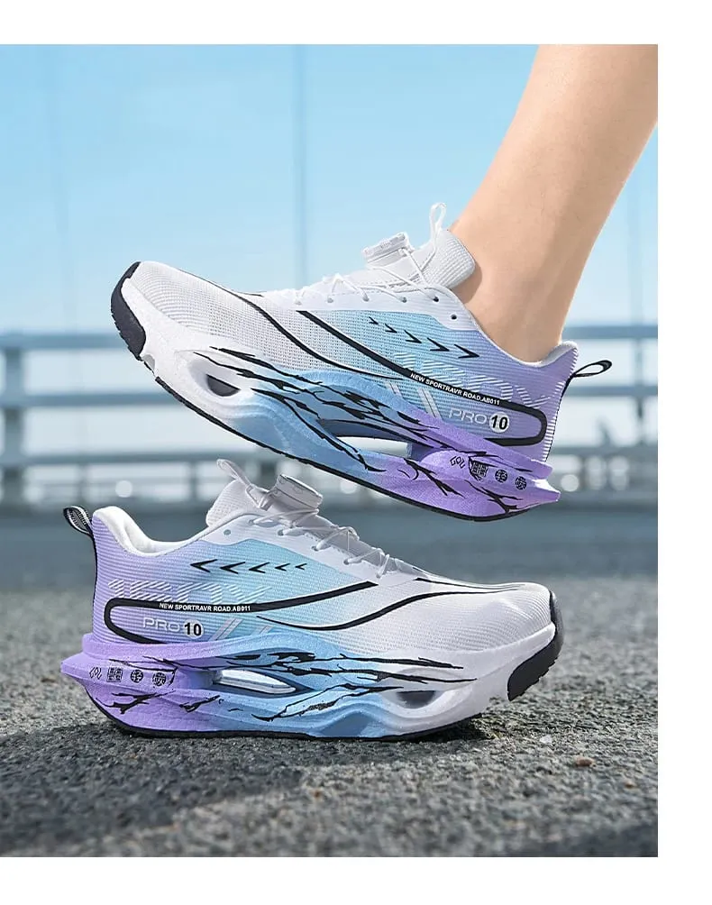 Men Propulsive Carbon Plate Racing Shoes Breathable Wide Fit Energy Return Marathon Sneakers Cushion for Women Running Trainers — image 10