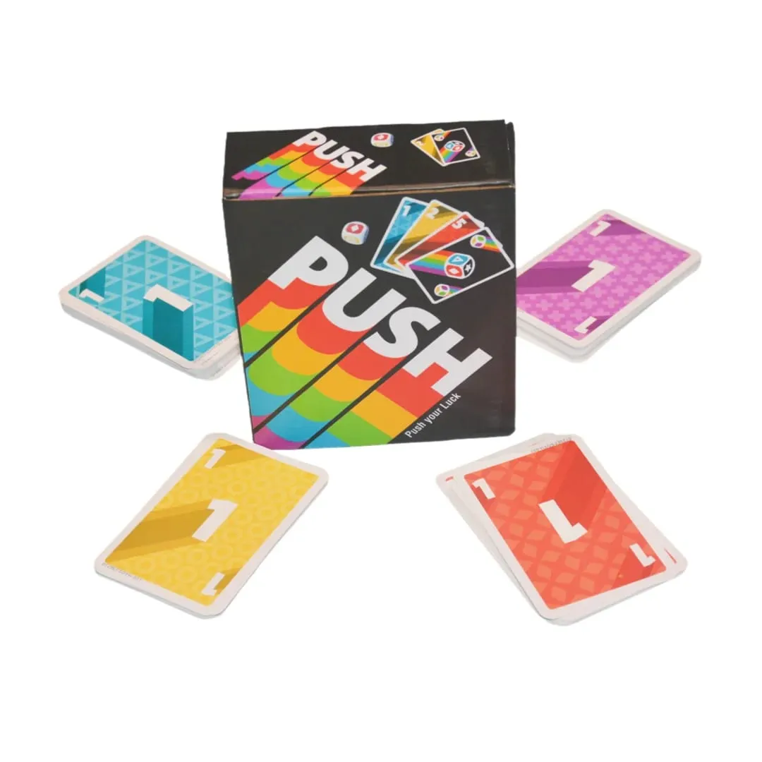 《Push 2026》 a Card Game Board Game Interactive Game with Instructions in English Spanish French German Italian and Dutch Fast-Paced Easy to Learn a Great Choice for Parties — image 2