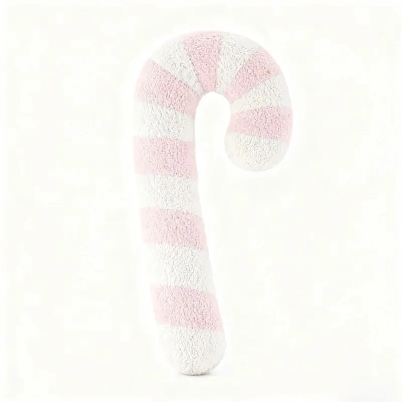 Exquisite Christmas Crutch Plush Toys Christmas Festive Atmosphere Soft Decoration Decorative Ornaments Festival Gift For Friend
