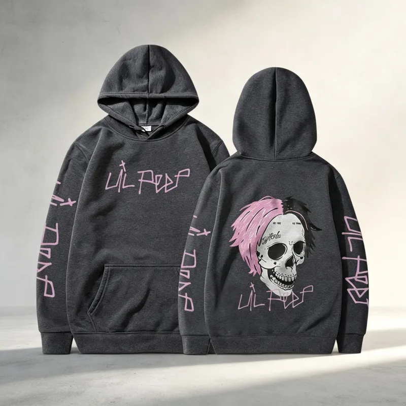 Rapper Lil Peep Cry Baby Hoodies Men Clothing Fashion Vintage Hip Hop Oversized Sweatshirts Gothic Harajuku Pullovers Streetwear — image 13