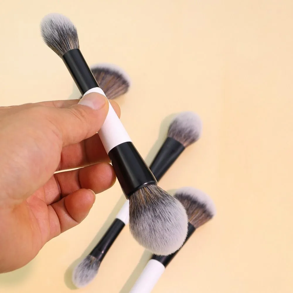 Dual-Ended F4 Contour Face Brush Multi-purpose High Coverage Eyeshadow Concealer Brushes Cosmetic Beauty Powder Blush Brush — image 3